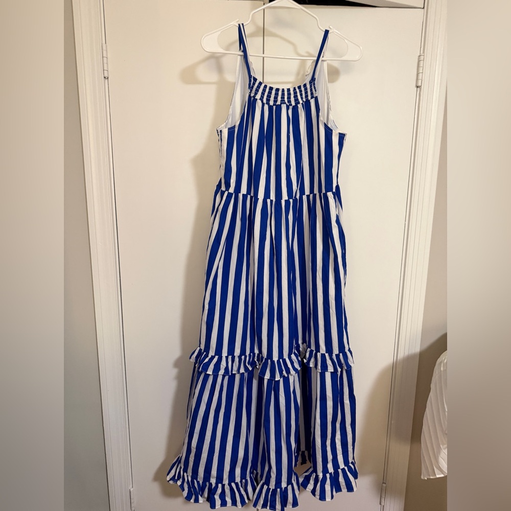 Tuckernuck Blue and White Striped Maxi Dress - Picture 2 of 2